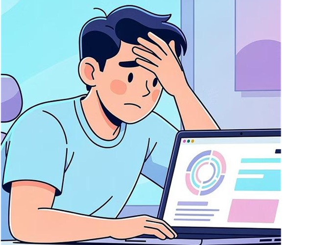 Utilisateur frustré par un site lent