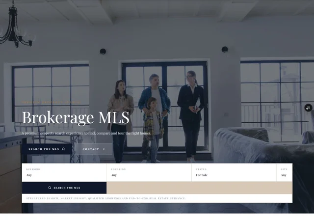 Aperçu du site — Brokerage MLS