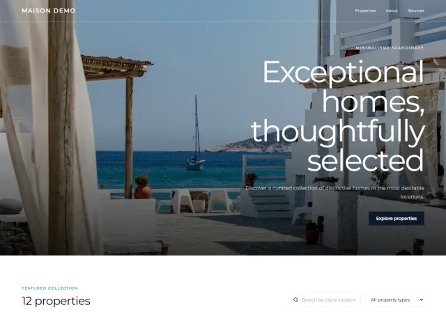Aperçu du site — Nordic
